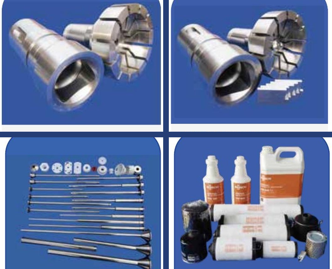 Filling machine shafts, rotors, vanes, linking nozzles, tubes and vacuum pump wear parts